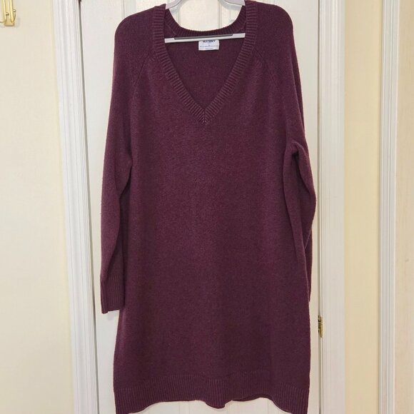 Old Navy Dresses & Skirts - Old Navy burgundy sweater dress - 2X
